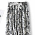 thumbnail image 4 of Haivin Casual Wide Leg Pants for Woman, Lightweight with Print, Breathable Cotton Rayon Blend, for Summer and Daily Use, 4 of 5
