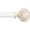 White, variant on WL.Rocaille 3/4" Gold Round Adjustable Standard Curtain Rod,66"-120"