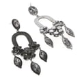 thumbnail image 2 of Large Rhinestone Chandelier Earrings, 2 of 2