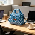 thumbnail image 5 of FastXmas Lunch Bag, Insulated Lunch Box, Soft Cooler Cooling Tote , Double Zipper and Handle Design Lunch Bag for Adult Men Women, Black(9.8"x6.3"x7.8"), 5 of 6