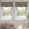 thumbnail image 2 of LALILO Kitchen Curtain Valance Geometric Ethnic And Tribal Rod Pocket Window Curtain 52"x 18" Set of 2, 2 of 5