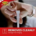 thumbnail image 5 of Command Jumbo Utility Hooks, White, Plastic, 1 Hook, Holds Up to 7.5 Pounds, Damage Free Hanging, For Indoor/Outdoor Use, Pack of 2, 5 of 9