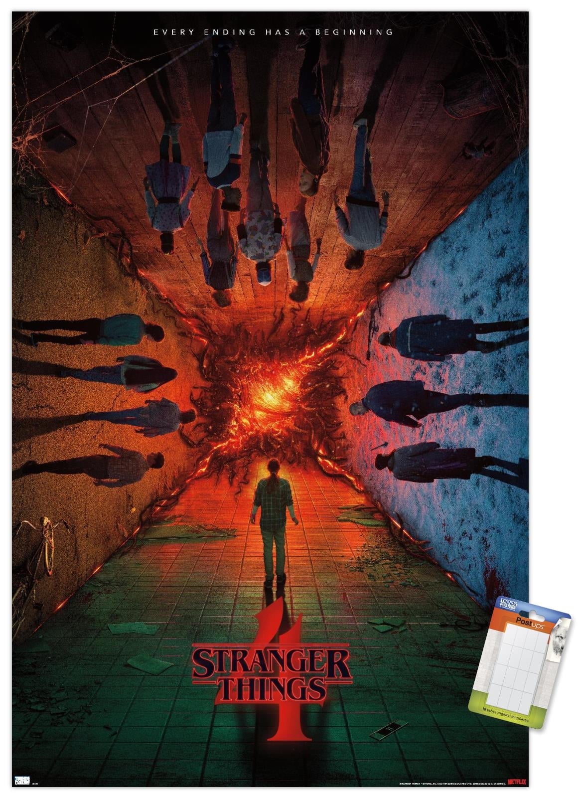 Netflix Stranger Things: Season 2 - Key Art Wall Poster, 22.375 Netflix Stranger Things: Season 2 - Key Art Wall Poster, 22.375
