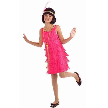Hot Pink Child Flapper Costume