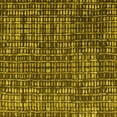 thumbnail image 1 of Ahgly Company Indoor Square Abstract Yellow Modern Area Rugs, 4' Square, 1 of 4