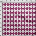 thumbnail image 4 of oneOone Cotton Jersey Dark Magenta Fabric Argyle Diy Clothing Quilting Fabric Print Fabric By Yard 58 Inch Wide, 4 of 4