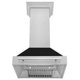 thumbnail image 2 of ZLINE 36" Fingerprint Resistant Stainless Steel Range Hood with Black Matte Shell (8654SNX-BLM-36), 2 of 5
