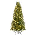 thumbnail image 2 of Topbuy 8FT Pre-Lit Christmas Tree Artificial Xmas Tree W/ 600 Replaceable Dual Color LED Lights, 2 of 10