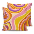 thumbnail image 7 of Outdoor Throw Pillow Cover Modern Abstract Psychedelic Aesthetic Waterproof Cushion Covers 2 Pack Groovy Geometric Art Swirling Pillow Cases Home Decoration for Patio Garden Couch Sofa, 7 of 7