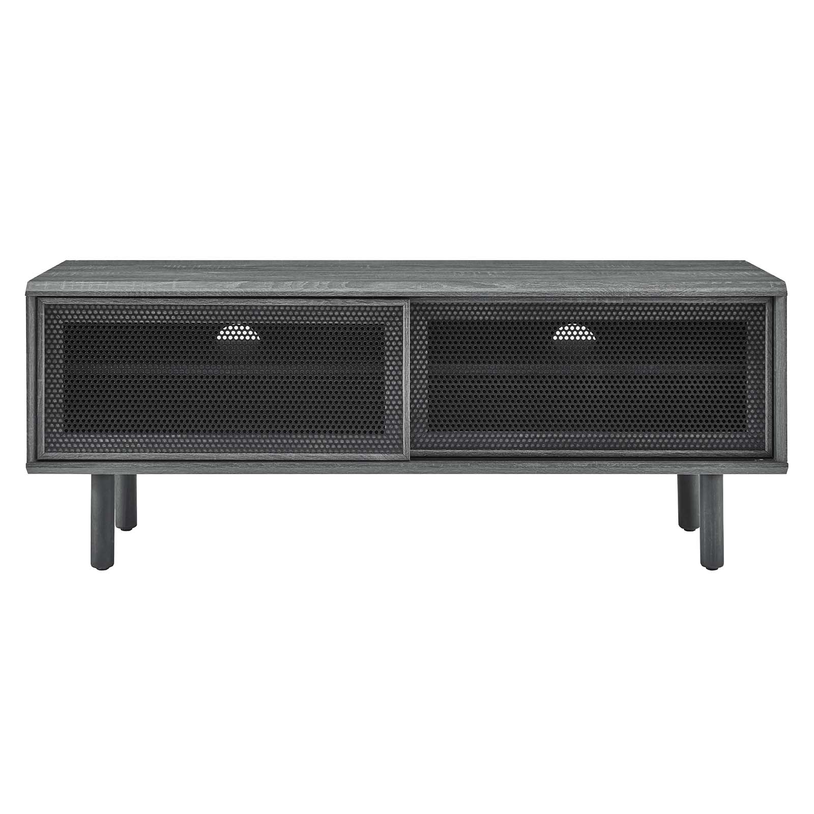 Modway Kurtis MDF and Particleboard TV Stand for TVs up to 52" in Charcoal