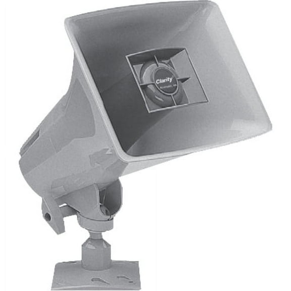 Valcom Clarity SX15-T 15 Watt Horn with Transformer (sx15-t-gy)