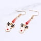 thumbnail image 2 of Pendientes De Navidad A La Moda, Pendientes Creativos De Papá Noel, Ciervo Y Campana, Regalo De Navidad Para Niñas Speravity AP007687-02, 2 of 6