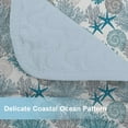 thumbnail image 6 of Davulos 3 Piece Coastal Quilt Sets King Size Reversible Summer Quilts with 2 Shams Beach Bedspread Coverlet for All Season, 110''x96'', 6 of 7