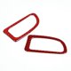 thumbnail image 2 of Pegatinas de ajuste de la cubierta del marco de salida de aire del pilar A de fibra de carbono suave rojo del coche compatibles con Corvette C7 2014-2019, 2 of 5