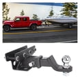 thumbnail image 2 of Car Rear Bumper Trailer Hitch Receiver Tow Hitch Ball Mount With Hook ,Corrosion Resistance, 2 of 7