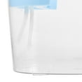 thumbnail image 3 of OULII Assorted Color Transparent Betta Fish Tank Multi Purpose Plastic Aquarium, 3 of 7