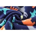 thumbnail image 4 of WIBACKER Toddler Kids Polar Fleece Warm Jacket Baby Boys Autumn Winter Zip Coat Stand Collar Outerwear - 1Pcs Dinosaur, 4 of 7
