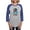 Heather/Blue, variant on CafePress - Power Rangers Mighty Morp Women's Baseball T Shirt - Womens Baseball Tee