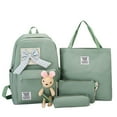 thumbnail image 1 of Sac à dos pour Femmes en Nylon 4 en 1 Grande Capacité Sac d'École pour Filles Kawaii Sacs de Voyage de Modelage Sacs à dos de Rangement Multifonctions Sac à dos scolaire, 1 of 6