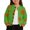 Green, variant on Girls Halloween Sweater Jack O Lantern Vine Graphic Crew Neck Cardigan Long Sleeve Button Closure Banded Cuffs Relaxed Top