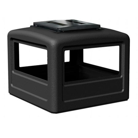 Commercial Zone Products 732301 Square Ashtray Dome Lid, Black