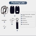 thumbnail image 7 of Compatible with Kia Key Fob Cover with Keychain Leather Key Case Protector Fit for Kia Forte Koup NIRO Optima Rio Sorento Soul Sportage, 7 of 7