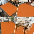 thumbnail image 6 of Burnt Orange 6x9 Area Rugs, Farmhouse Solid Orange Color Modern Art Non-Skid Rubber Backing Large Rectangle Rugs - Living Room Bedroom Home Office, Indoor Floor Mat Carpets Washable Rug, 6 of 9