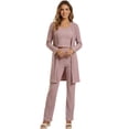 thumbnail image 1 of Conjunto Casual 3 Piezas Pantalón, Blusa y Cárdigan Cómodo y Elegante para Mujer, 1 of 5