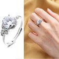 thumbnail image 2 of Irregular Anti Moissanite Ring, 2 of 7