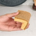 thumbnail image 5 of Natural Scrub Sponges Kitchen 2 Pack, Non-Scratch Cleaning Sponges for Dishes, Cellulose Sponges Safe on Non-Stick Cookware, Dual Sided Dish Sponge for Washing Dishes, Kitchen and Household, 5 of 9