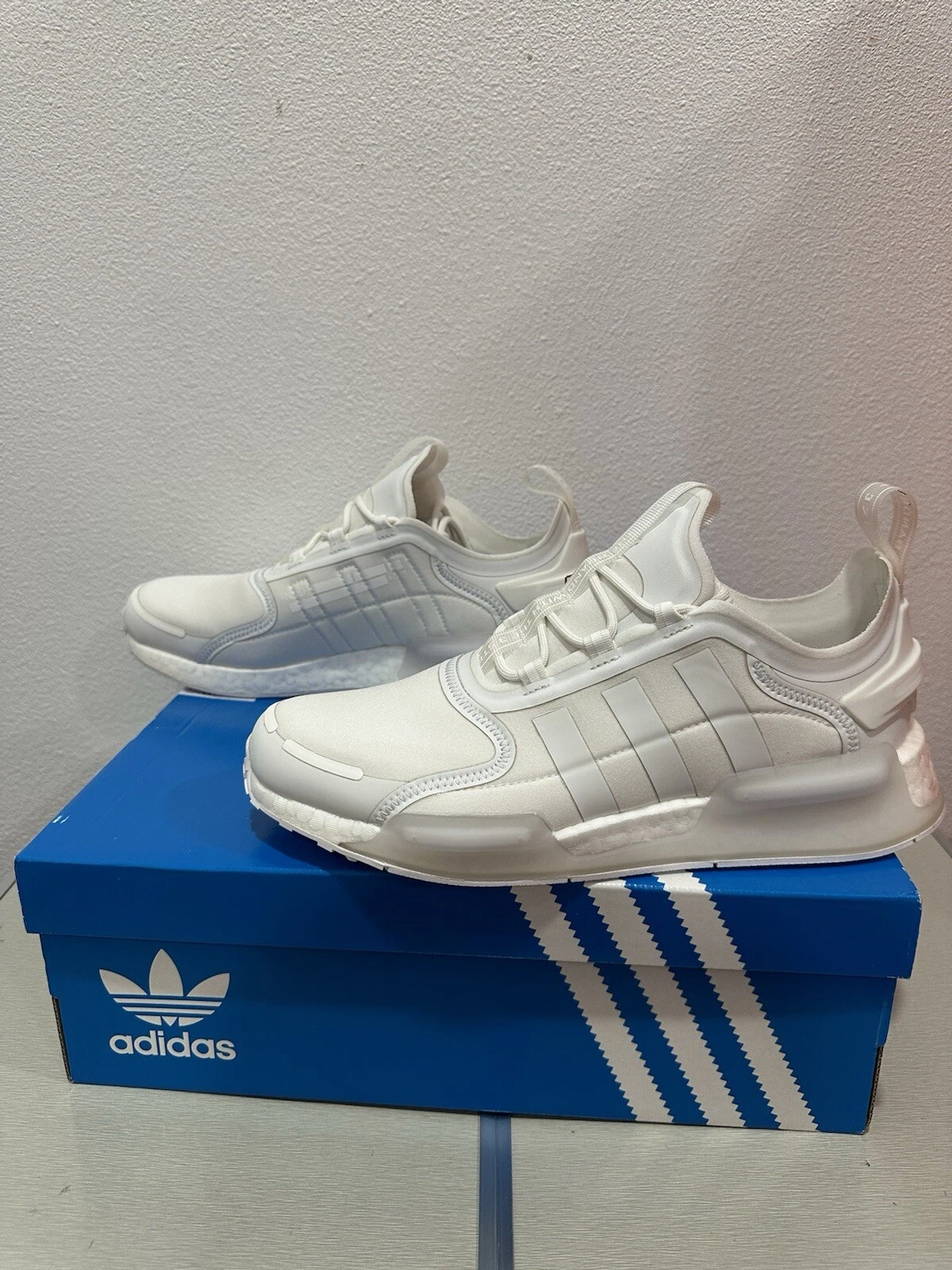 adidas gazelle silver green womens Shop White Mens NMD V3 Lace Up Sneakers  Shoebacca