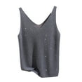 thumbnail image 3 of QNANSPI Women's Casual Layering Tank Tops, Breathable Sleeveless Camisole Tops, Ladies' 3 Piece Set Crew Neck Built in Bra Casual Loungewear Sleeveless Tank Tops, 3 of 4