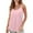 Pink, variant on Timegard Camisole Tops for Women Scoop Neck Sleeveless Adjustable Strap Casual Loose Comfy Tank Tops