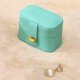 thumbnail image 5 of Mini Joyero Caja Organizadora Cuero para Pendientes Y Anillos (azul), 5 of 7