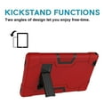 thumbnail image 2 of FIEWESEY for Vankyo matrixpad S20 Case,Shockproof Rugged Case for Facetel Q3 Pro/TOSCIDO P20/P101/TOPELOTEK MID1001S/VUCATIMES N20/DUODUOGO Tbalet 10 Inch+Screen Protector(Red/Black, 1 Pack), 2 of 7