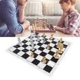 thumbnail image 4 of International Chess Pieces Board Set, Chess Set Compact With Storage Iron Box For Friends For Outdoor Gold Box,Red Box,Green Box, 4 of 8