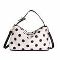 thumbnail image 2 of Polka Dot Tote Bag for Women Bow Tie Hobo Bags for Women Slouchy Tote Purse Large Shoulder Handbag Satchel for Travel Work, 2 of 8