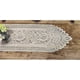 thumbnail image 2 of 2 Pack Cotton Crochet Lace Rectangular Table Runner Dresser Scarf Doilies (Beige Without Tassels)Beige Without Tassels, 2 of 2