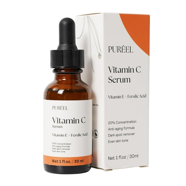 Serum Purify Puréel con 20% de vitamina C con vitamina E y ácido ferúlico, 30 ml