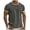 Grey, variant on Tshirt Men Men's T-Shirts Short Sleeve Knit Shirts Casual Crewneck Ribbed Dress Tee Shirt(Black,L)