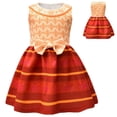 thumbnail image 4 of Girls Sleeveless Dress Floral Mirabell Halloween Princess Cosplay Outfit, 4 of 5