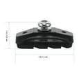 thumbnail image 2 of unbranded 4Pares Pastillas De Para De Y Caliper Fácil Instalación Negro, 2 of 8