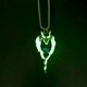 thumbnail image 1 of Collar de lobo luminoso, tótem del rey lobo del Ártico del Norte, colgante luminoso, estilo hip hop retro atractivo, marea callejera, 1 of 6