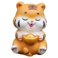 thumbnail image 1 of Petite Statue en Forme de Tiger Adorable, Modèle de Statue en Résine Créative et Vive pour la Maison, 1 of 10