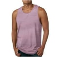 thumbnail image 2 of Wlynlyn Striped Tank Tops for Men Sleeveless Gradient Color Muscle Shirts Casual Summer Beach Loose Basic Tshirts, 2 of 5