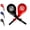 Red+Black, variant on 2 Pack Taekwondo Kick Pad with Inner Steel Plate, Durable PU Leather Double Striking Target for Karate, MMA, Martial Arts Training, High Density EVA Foam Kicking Paddle for Kids & Adults