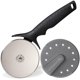 thumbnail image 1 of Cortador de pizza KitchenStar - Cuchillo rebanador de acero inoxidable 304 con hoja súper afilada, mecanismo de eje antivibración, mango ergonómico antideslizante y cubierta protectora, apto para lava, 1 of 7