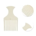 thumbnail image 2 of Unique Bargains 1 Pc Flat Handle Marble Hair Insert Comb Colorful White Acetate Sheet, 2 of 5