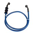 thumbnail image 1 of Mtsooning Línea de embrague de freno de motocicleta de 90 mm/35,4 pulgadas Tubo de aceite de freno trenzado flexible con reemplazo de banjo giratorio de 360 ​​grados para scooter ATV Dirt Bike Enduro, 1 of 1