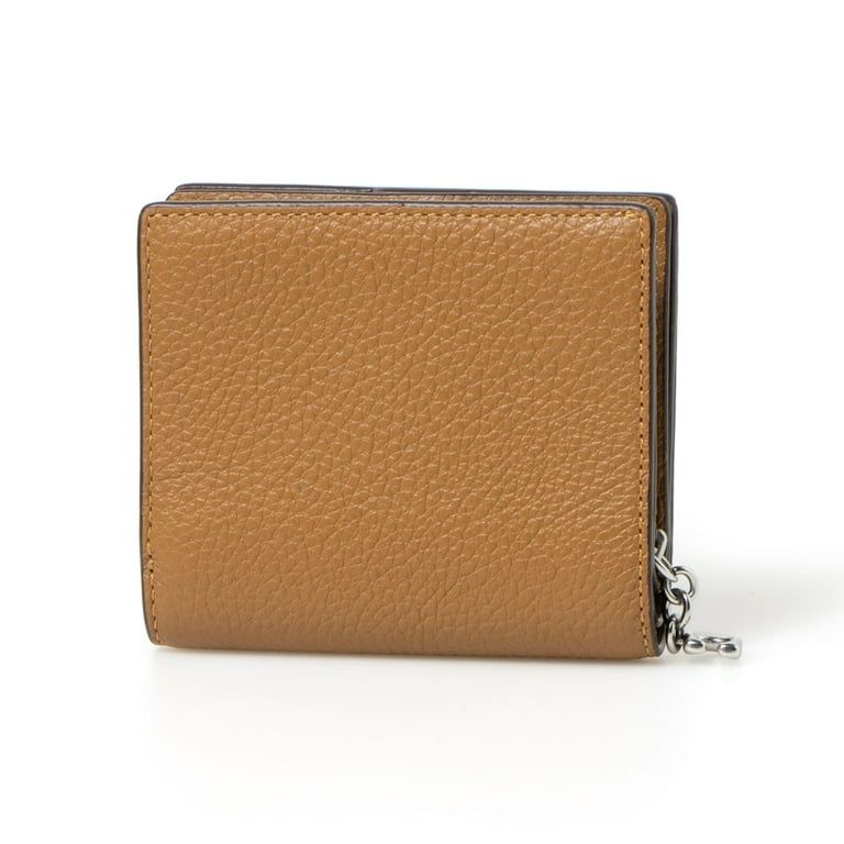 Coach Women's Small Pebbled Leather Snap Wallet (Light Coach Women's Small Pebbled Leather Snap Wallet (Light